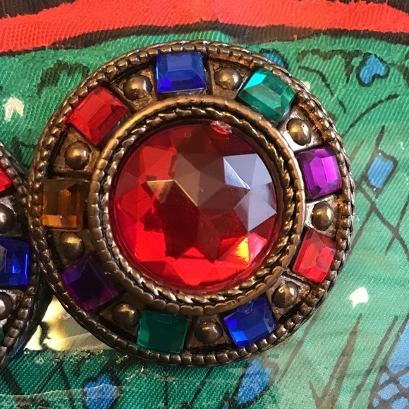 Clip earrings. Vintage - Picture 2 of 5